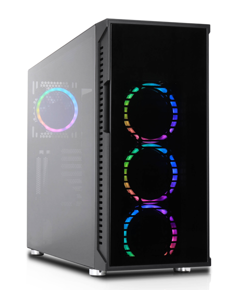 Nanoxia A-RGB ATX Glas-Front Black Midi-Tower Gehäuse ohne NT Nanoxia A-RGB ATX Glas-Front Black Midi-Tower Gehäuse ohne NT
