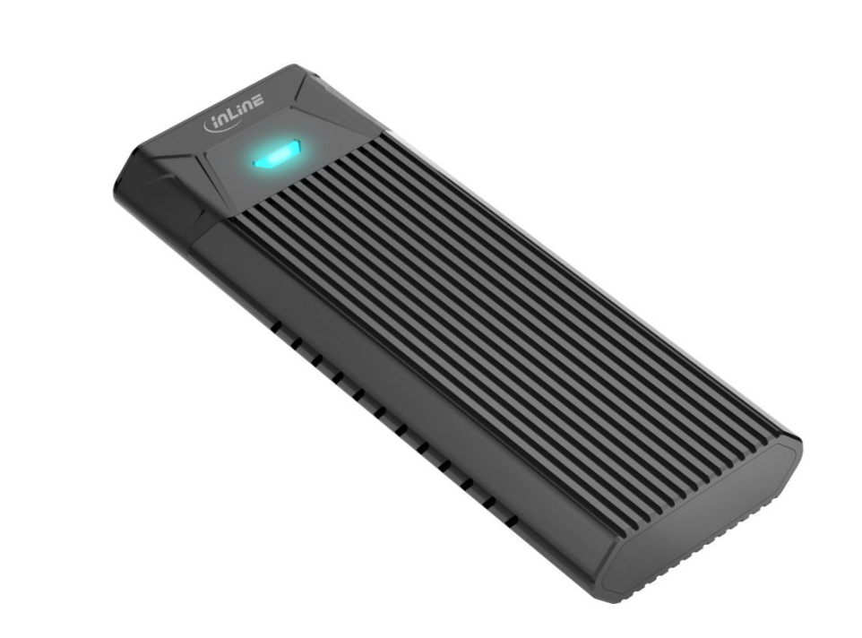 InLine® USB C 3.2 Gen.2 Gehäuse für M.2 SSD (PCIe NVMe & SATA) schwarz InLine® USB C 3.2 Gen.2 Gehäuse für M.2 SSD (PCIe NVMe & SATA) schwarz