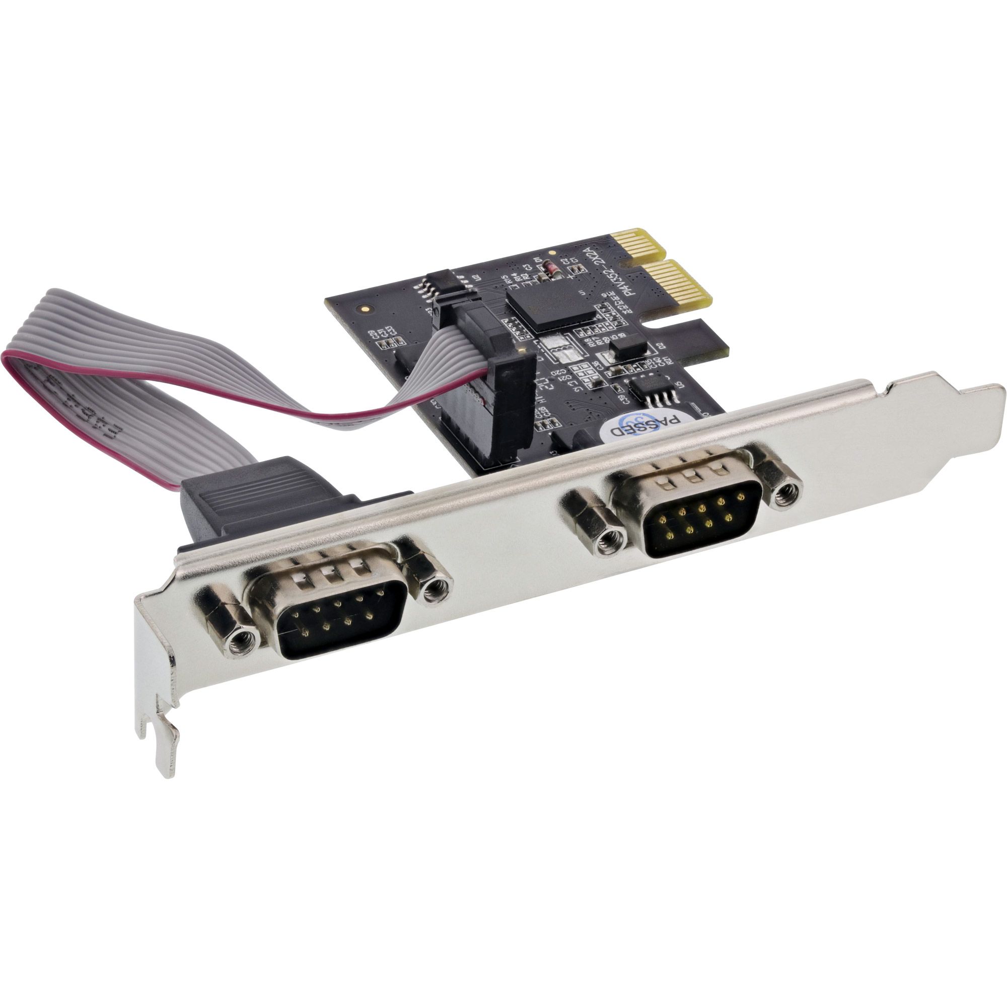 Longshine LCS-6321M I/O Karte 2x Seriell DP9, PCIe Longshine LCS-6321M I/O Karte 2x Seriell DP9, PCIe