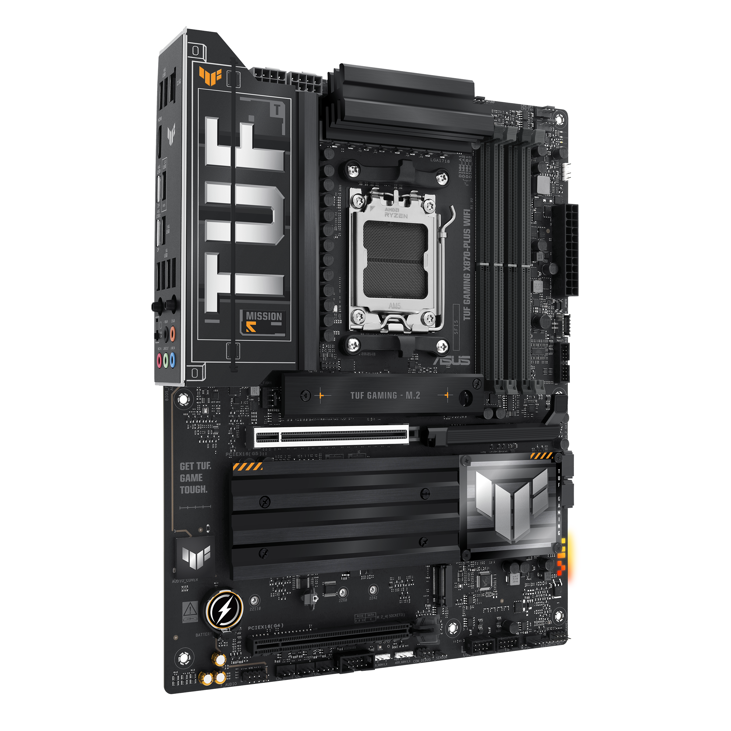 ASUS TUF Gaming X870-Plus Wi-Fi Sockel AM5, 4xDDR5 HDMI / DP / USB-C, ATX ASUS TUF Gaming X870-Plus Wi-Fi Sockel AM5, 4xDDR5 HDMI / DP / USB-C, ATX
