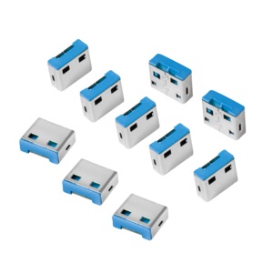 USB Port Blocker, 10x Zusatzlocks USB Port Blocker, 10x Zusatzlocks