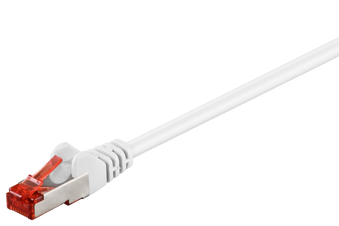Netzwerk Patchkabel 2m, weiß 2xRJ45 Stecker Cat.6 S/FTP PIMF Netzwerk Patchkabel 2m, weiß 2xRJ45 Stecker Cat.6 S/FTP PIMF