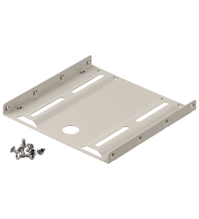 Einbaurahmen für 1x 2.5" Festplatte / SSD auf 3.5" Einschub mit Schraubensatz, intern Einbaurahmen für 1x 2.5" Festplatte / SSD auf 3.5" Einschub mit Schraubensatz, intern