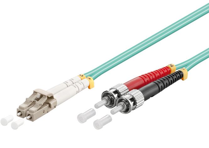 LWL Kabel 1m LC-ST 50/125µ Multimode OM4 Duplex LWL Kabel 1m LC-ST 50/125µ Multimode OM4 Duplex