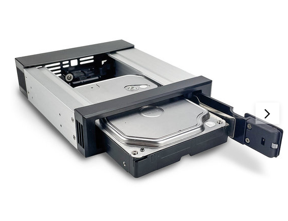 Fantec MR-35SATA-A Wechselrahmen für 3.5" SATA HDD's, schwarz Fantec MR-35SATA-A Wechselrahmen für 3.5" SATA HDD's, schwarz