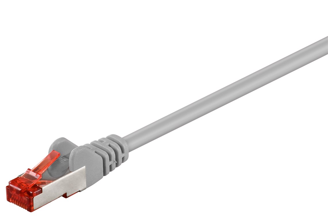 Netzwerk Patchkabel 1m, grau 2xRJ45 Stecker Cat.6 S/FTP PIMF Netzwerk Patchkabel 1m, grau 2xRJ45 Stecker Cat.6 S/FTP PIMF