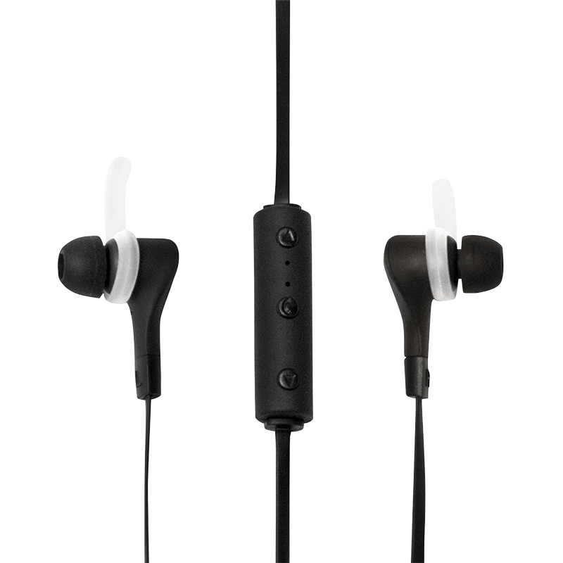 LogiLink Bluetooth Sport Ohrhörer (In-Ear) für Handy, Tablet, MP3, etc. mit Microfon, schwarz