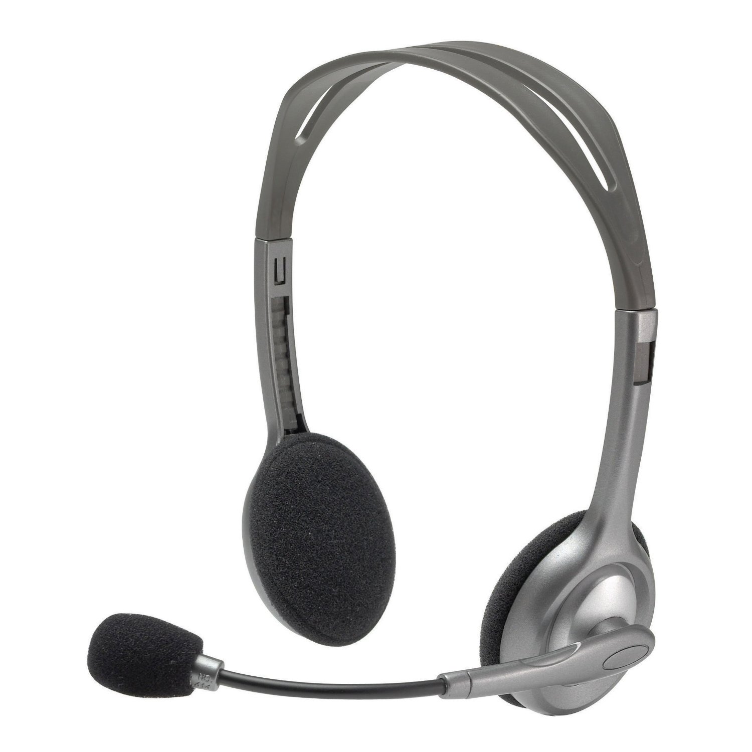 Logitech Headset H110 stereo integriertes Mikrofon, silber/anthrazit Logitech Headset H110 stereo integriertes Mikrofon, silber/anthrazit