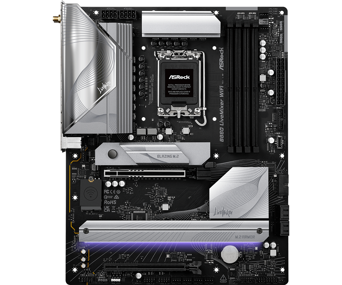 ASRock B860 LiveMixer WiFi DDR5 Intel S1851 retail