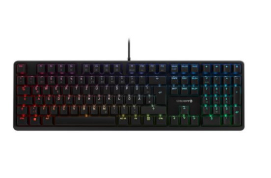 Cherry G80-3000N MX Silent RED RGB Corded Tastatur beleuchtet USB, deutsch, schwarz Cherry G80-3000N MX Silent RED RGB Corded Tastatur beleuchtet USB, deutsch, schwarz