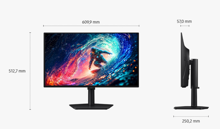 Samsung OLED-Display Odyssey G6 G61SH - 68.6 cm (27") - 2560 x 1440 WQHD / 240Hz
