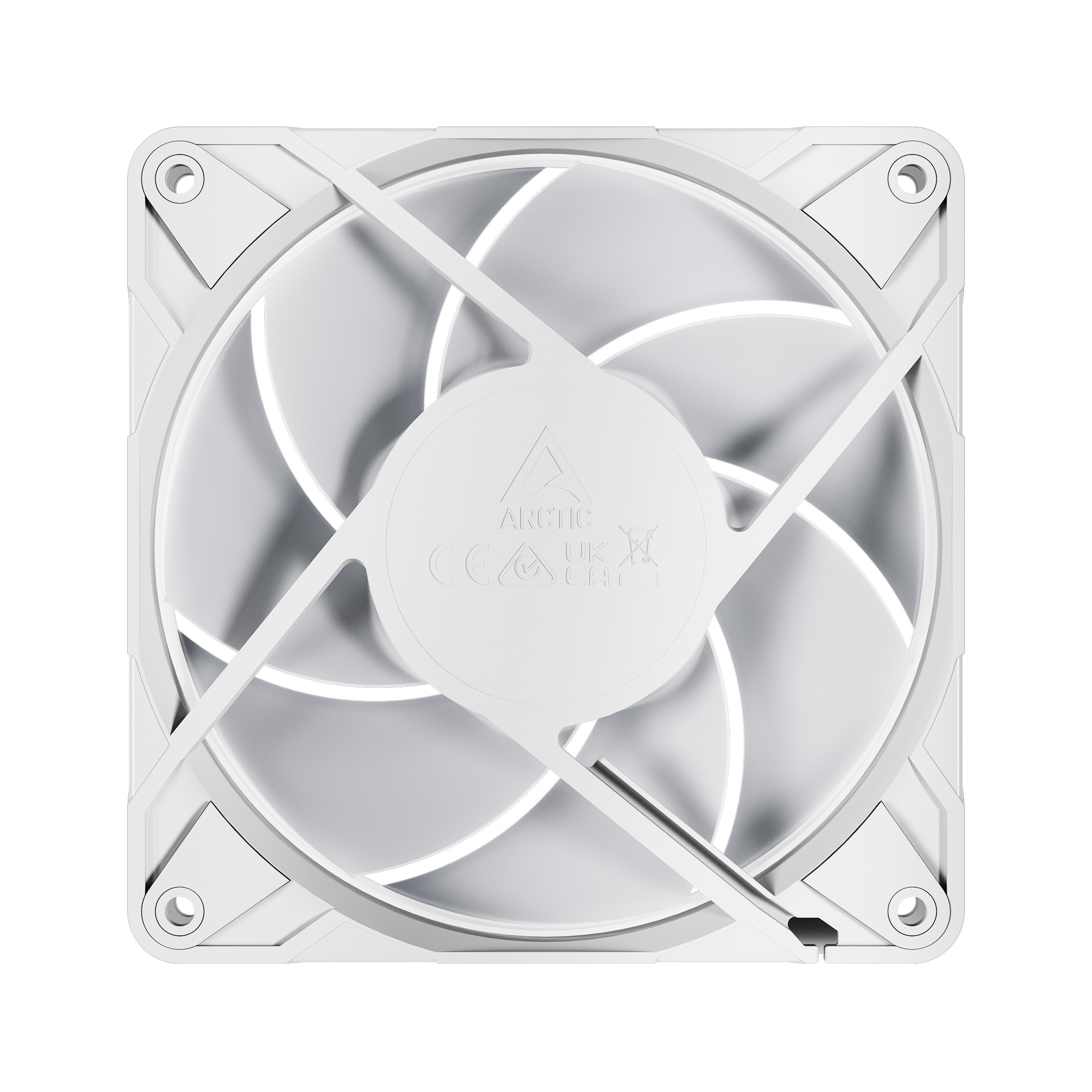 Arctic P12 Pro A-RGB PC-Lüfter 120x120x25mm 4-pol. PWM-Stecker, weiß