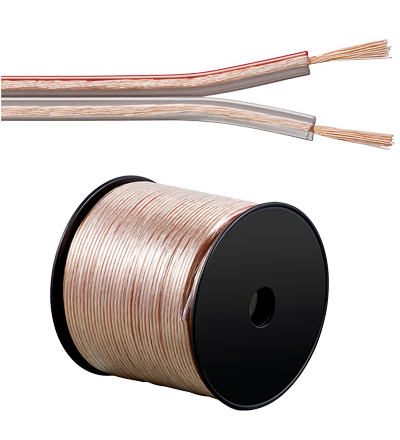 Lautsprecher Kabel hochwertig, hochflexibel 2x 4.0mm, transparent, CCA, 100 Meter Lautsprecher Kabel hochwertig, hochflexibel 2x 4.0mm, transparent, CCA, 100 Meter