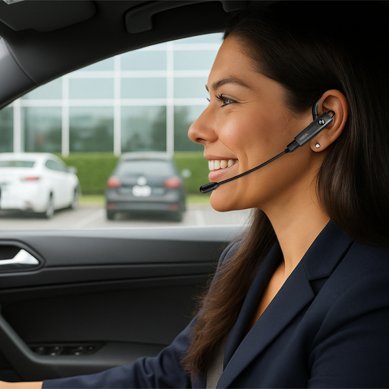 Logilink Ohrclip Mono-Headset, BT 5.4 mit abnehmbaren Microfon