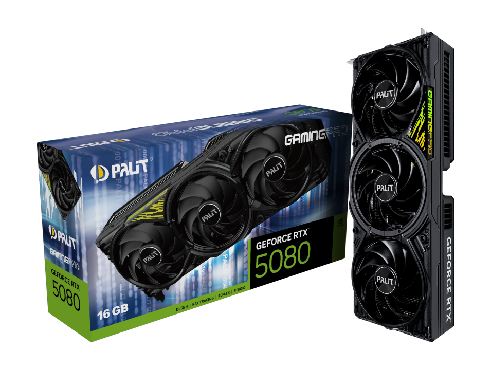 Palit nVidia GeForce RTX 5080 GamingPro V1 16GB DDR7, HDMI / 3xDP, PCIe 5.0
