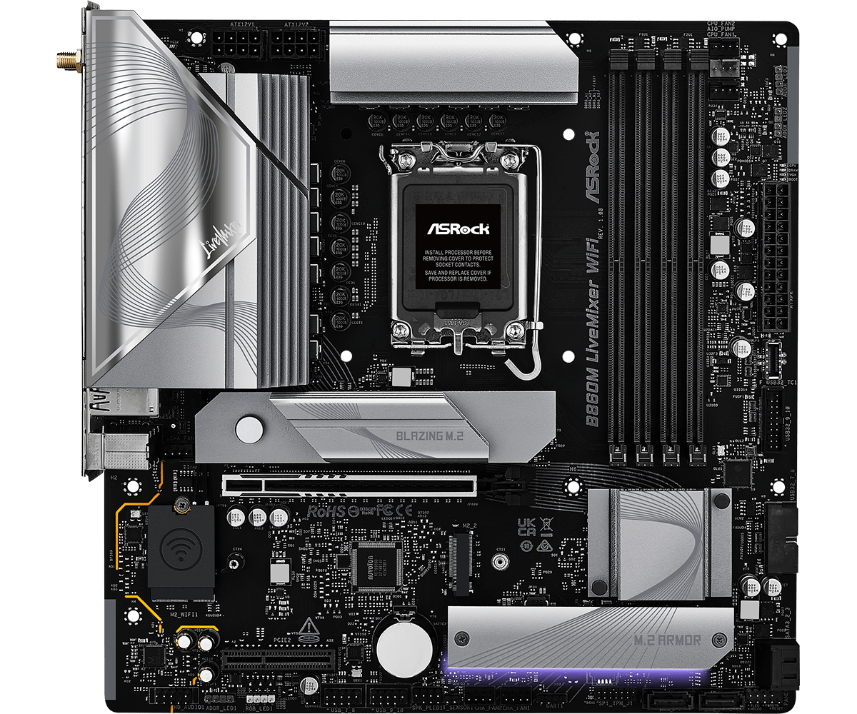 ASRock B860M LiveMixer WiFi DDR5 Intel S1851 retail