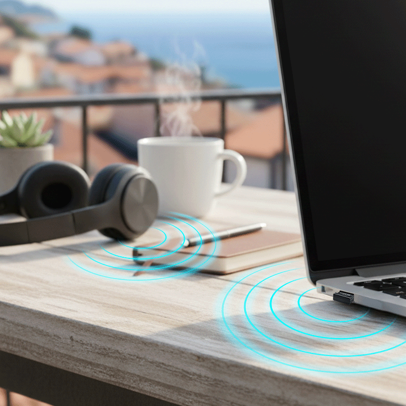 LogiLink Bluetooth USB-A Dongle, Bluetooth 6.0 Adapter, EDR, Dual Mode
