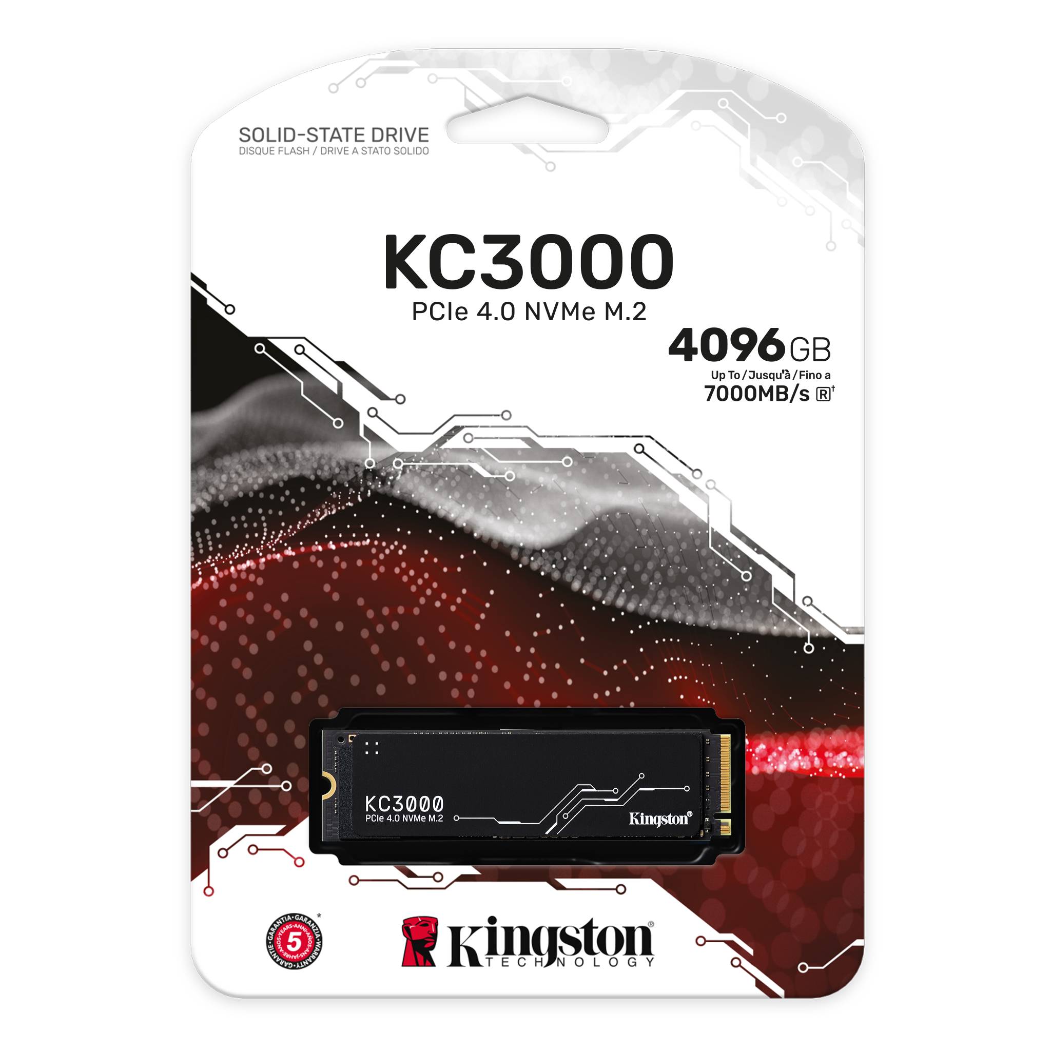 SSD Kingston KC3000 4TB M.2 PCIe NVMe Gen4 (L7000/S7000) SSD Kingston KC3000 4TB M.2 PCIe NVMe Gen4 (L7000/S7000)