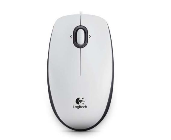 Logitech B100 Optical Mouse USB, Scrollrad, weiss Logitech B100 Optical Mouse USB, Scrollrad, weiss