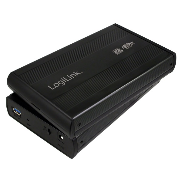 LogiLink  USB 3.0 Gehäuse für 3.5" SATA HDD's, Aluminium, silber / schwarz