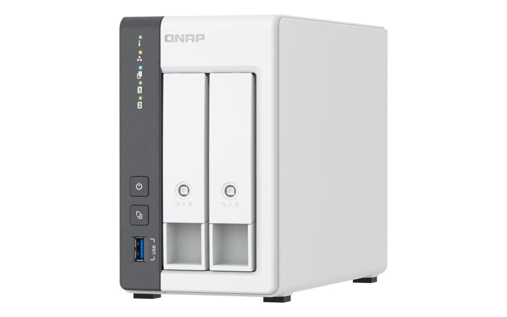 QNAP TS-216G NAS Gehäuse für 2x SATA-HDD, 2.5-GLAN / USB 3.2 / 2GHz / 4GB-RAM QNAP TS-216G NAS Gehäuse für 2x SATA-HDD, 2.5-GLAN / USB 3.2 / 2GHz / 4GB-RAM