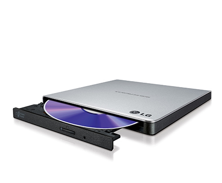 Hitachi/LG HLDS GP57ES40 DVD-Brenner USB 2.0 extern slimline, silber