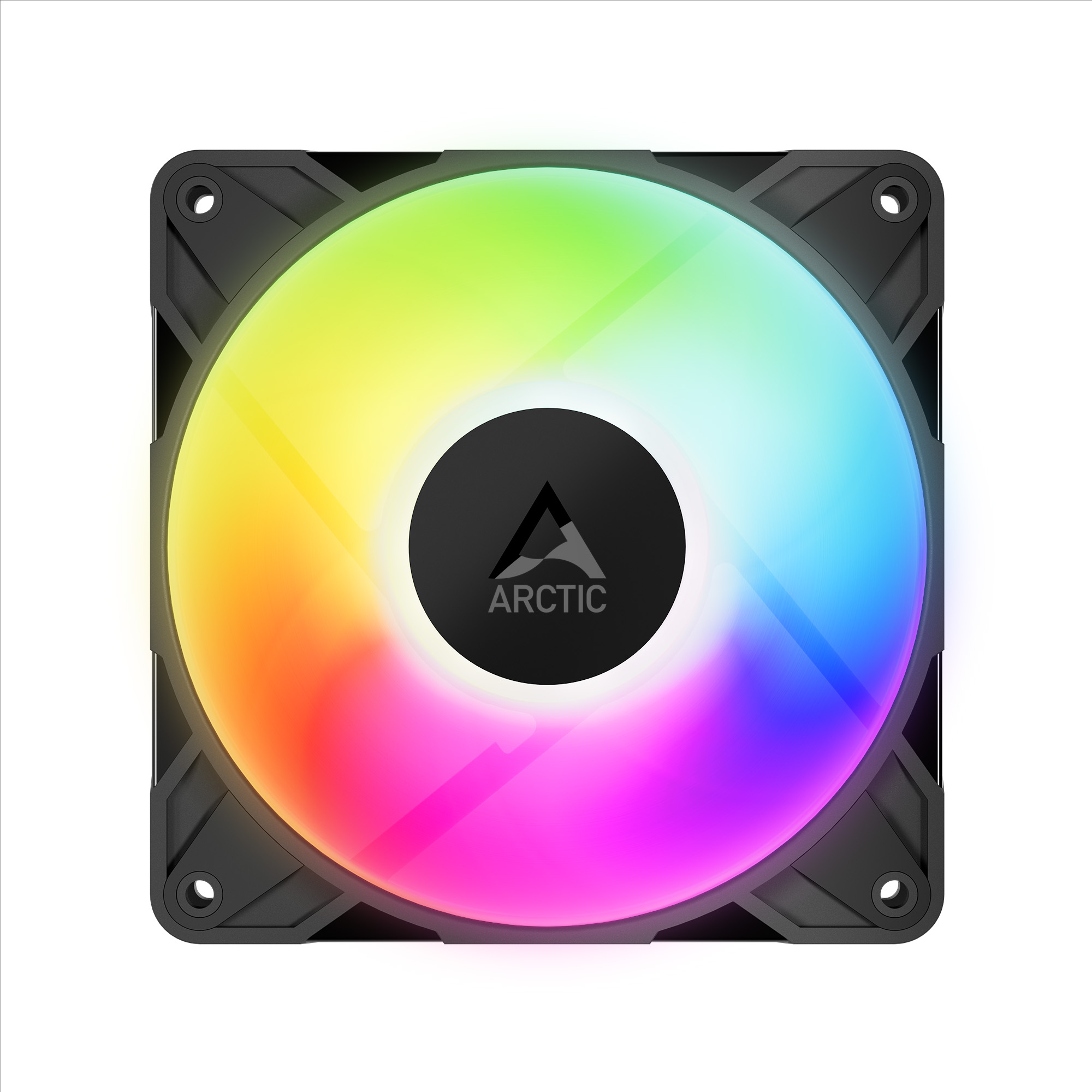 Arctic P12 Pro A-RGB 3-Pack PC-Lüfter 120x120x25mm 4-pol. PWM-Stecker, schwarz