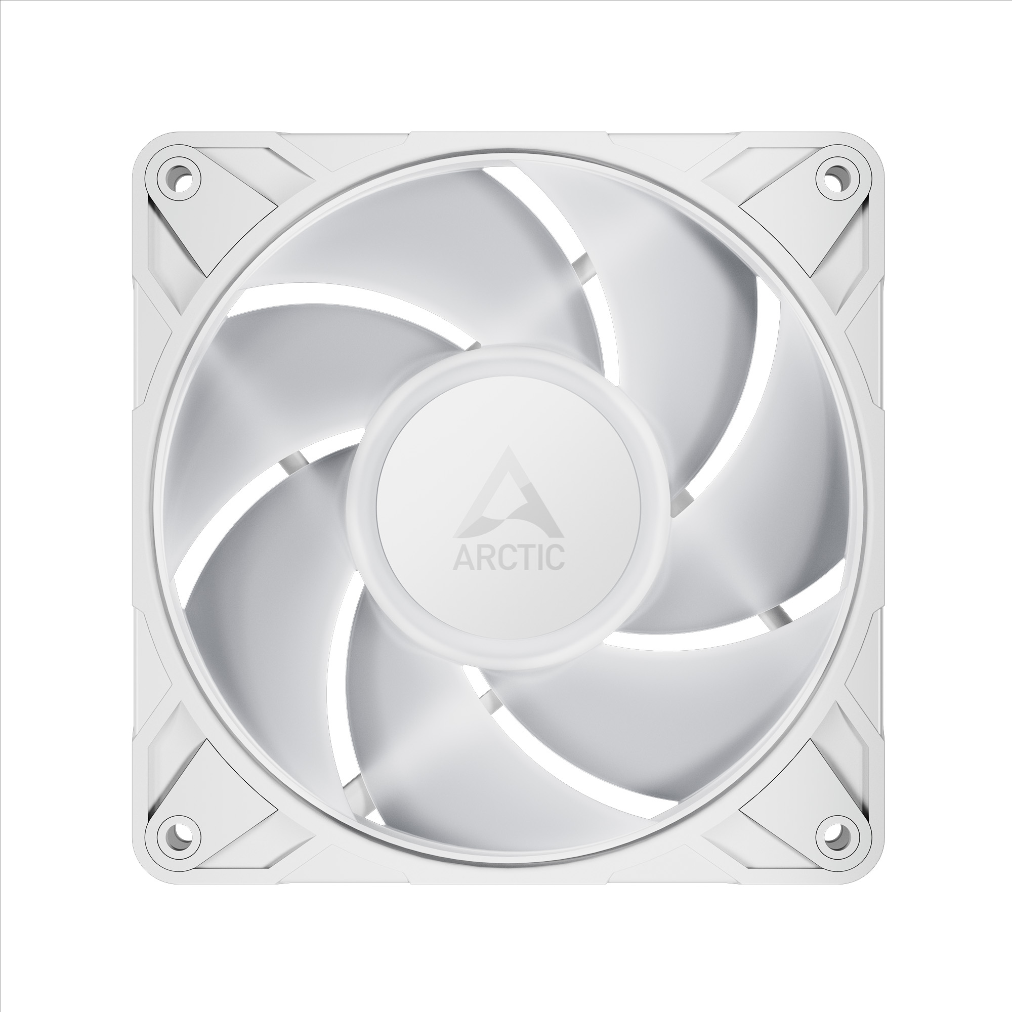 Arctic P12 Pro A-RGB PC-Lüfter 120x120x25mm 4-pol. PWM-Stecker, weiß