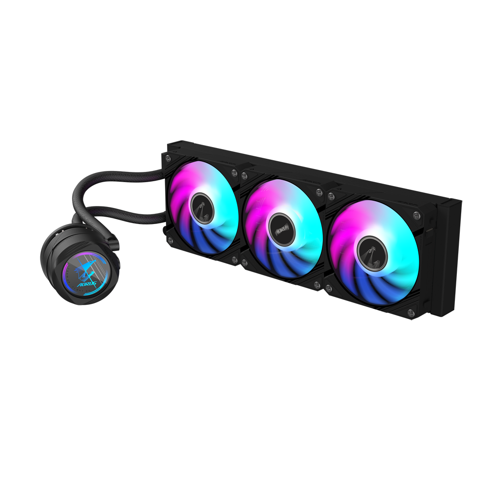 GP AORUS WATERFORCE II 360i G2 360mm ARGB AiO CPU Wasserkühlung für AMD und Intel GP AORUS WATERFORCE II 360i G2 360mm ARGB AiO CPU Wasserkühlung für AMD und Intel