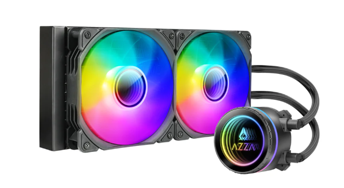 AZZA Galeforce 240mm ARGB AiO CPU Wasserkühlung für AMD und Intel