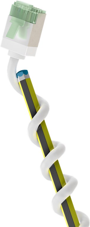 Netzwerk Patchkabel slim 0,15m weiß Ultraflexibles Cat 8.1 U/FTP, extra kurze Stecker Netzwerk Patchkabel slim 0,15m weiß Ultraflexibles Cat 8.1 U/FTP, extra kurze Stecker