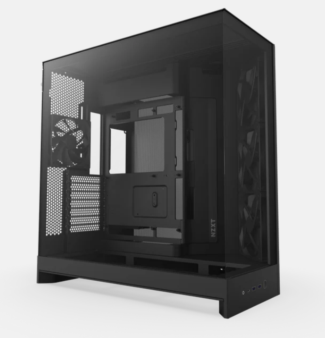 NZXT H9 FLOW (2025) Miditower mit Fenster ohne NT, schwarz