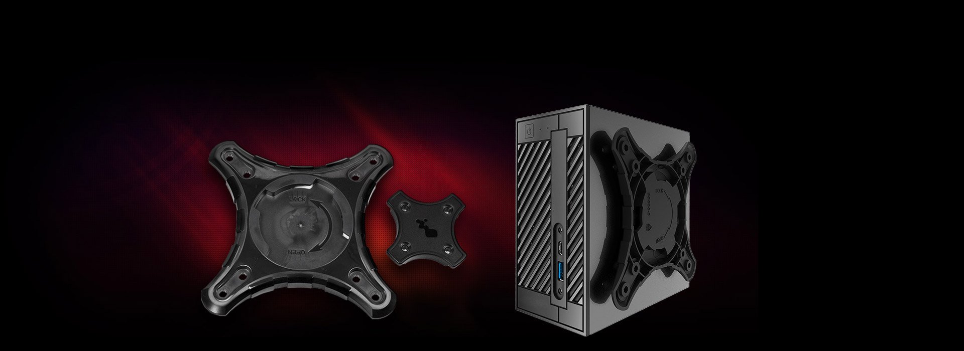 ASRock VESA Mounting Kit Desktop Monitor Montage ASRock VESA Mounting Kit Desktop Monitor Montage