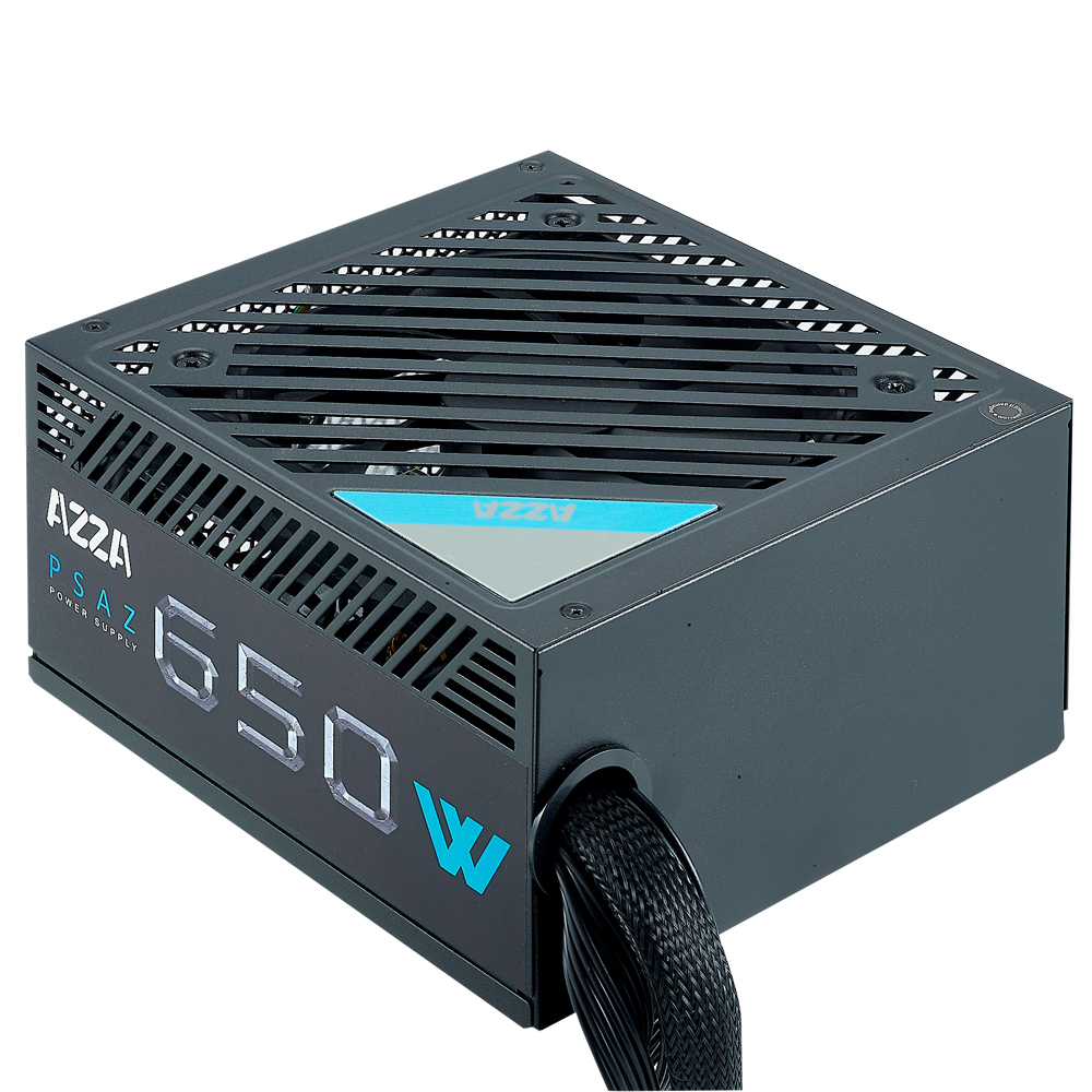 AZZA PSAZ-650W (80+B) PC-Netzteil 120mm Lüfter ATX 2.3 AZZA PSAZ-650W (80+B) PC-Netzteil 120mm Lüfter ATX 2.3