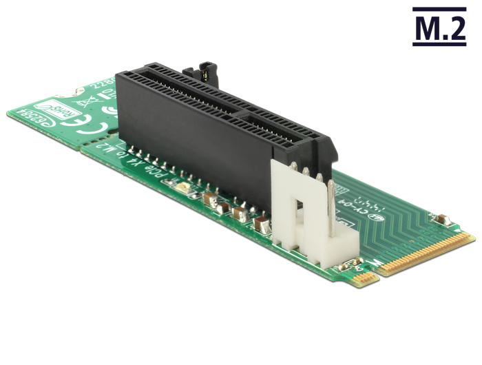 DELOCK Adapter M.2 Key M Stecker > PCI Express x4 Slot
