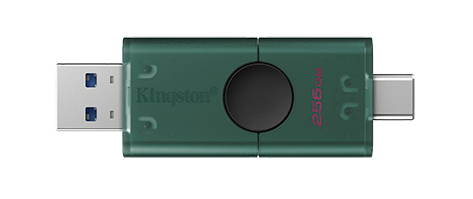 Kingston DataTraveler Duo USB-A+C Stick 256GB USB 3.2 Flash Drive