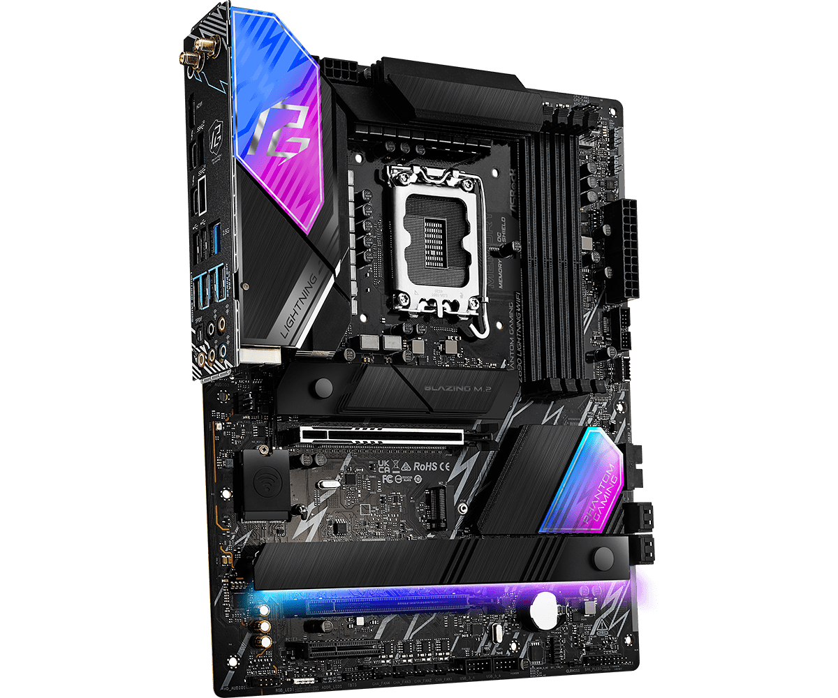 ASRock Z890 Lightning WiFi Sockel 1851, 4xDDR5  HDMI / 2xTB / 4x M.2 / ATX