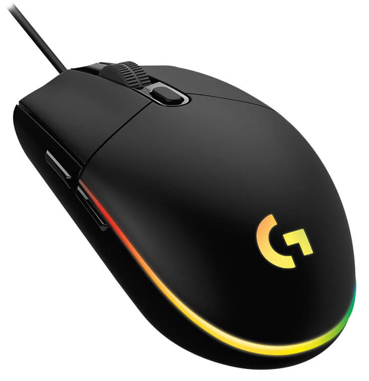 Logitech Gaming Mouse G102 Lightsync, USB schwarz