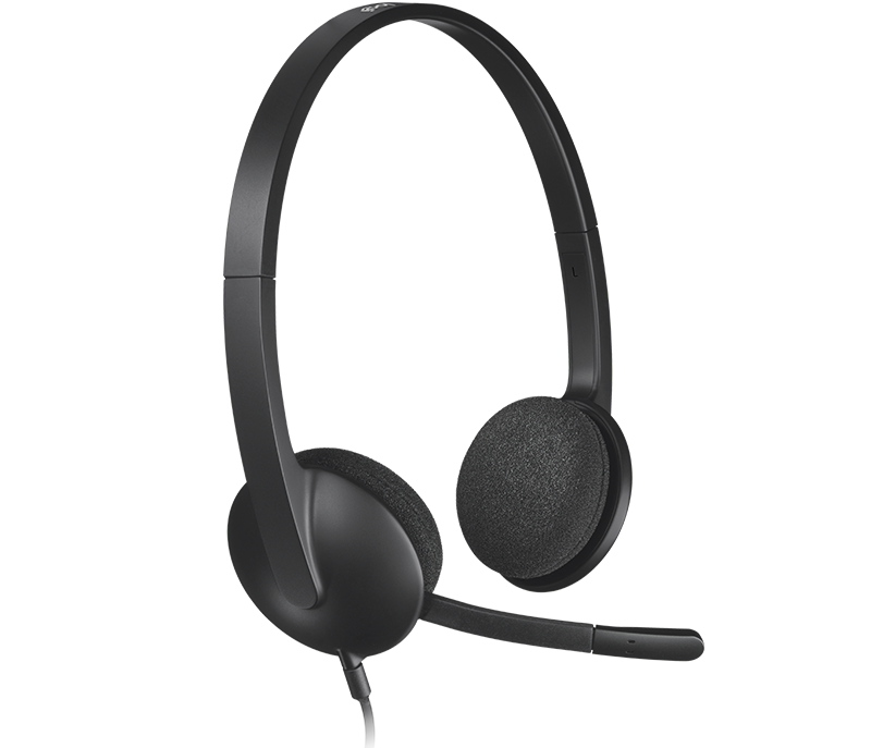 Logitech Headset H340 USB Stereo Microfon, schwarz Logitech Headset H340 USB Stereo Microfon, schwarz