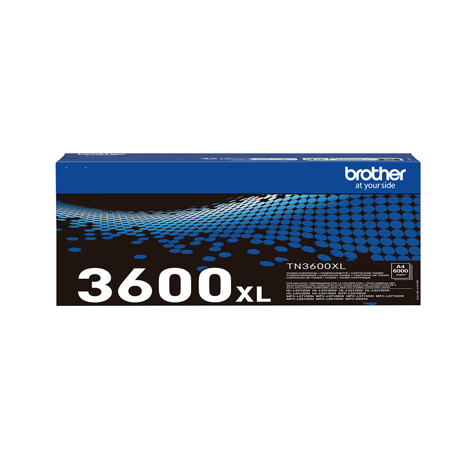 Brother Toner TN3600XL für HL-L5210, HL-L6210, DCP-LK5510, 6000 Seiten, schwarz Brother Toner TN3600XL für HL-L5210, HL-L6210, DCP-LK5510, 6000 Seiten, schwarz