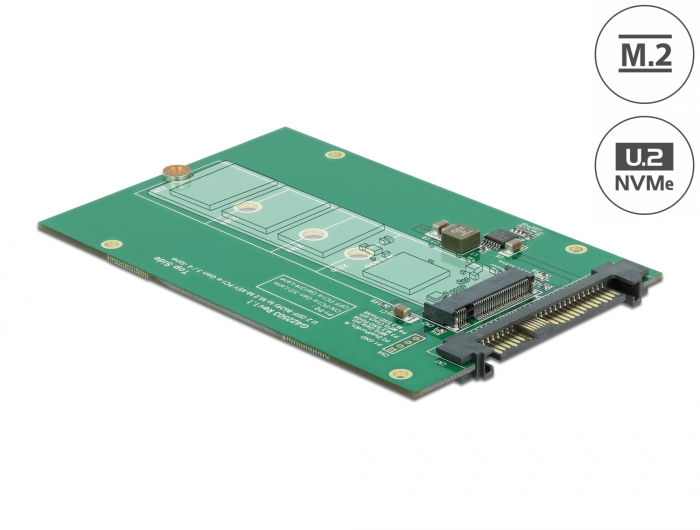 DeLock Konverter U.2 SFF-8639 > M.2 NVMe Key M DeLock Konverter U.2 SFF-8639 > M.2 NVMe Key M