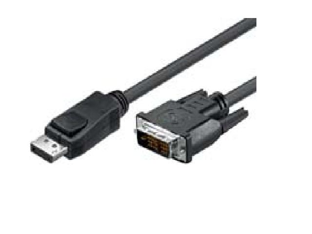 DisplayPort - DVI Anschlusskabel 2 Meter DP/DVI St/St DisplayPort - DVI Anschlusskabel 2 Meter DP/DVI St/St