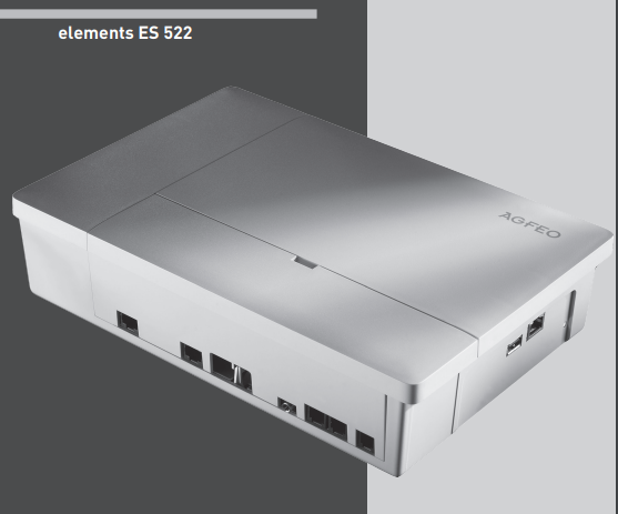 AGFEO ES 522 /für ISDN und ALL-IP Anschlüsse geeignet / 2x extern S0 / 2x UP0 int. / 2x digitale Ports schaltbar/ 8x a/b Ports int. AGFEO ES 522 /für ISDN und ALL-IP Anschlüsse geeignet / 2x extern S0 / 2x UP0 int. / 2x digitale Ports schaltbar/ 8x a/b Ports int.