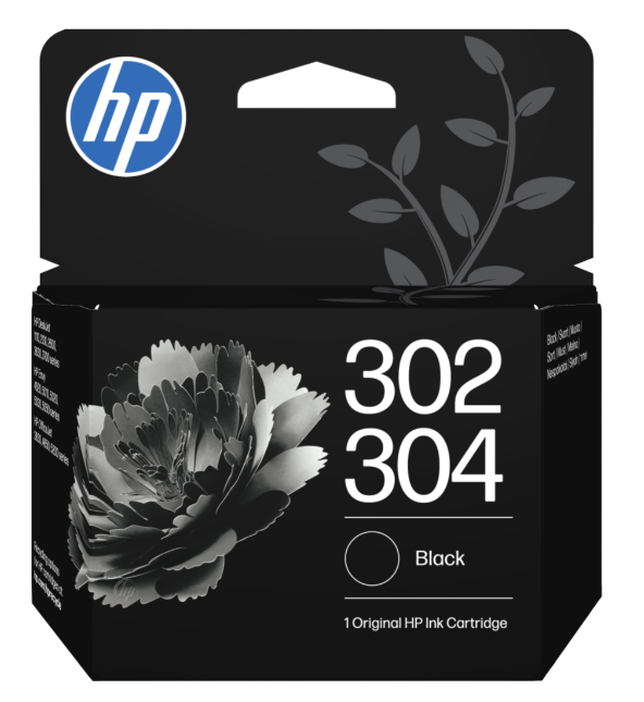 HP 302/304 B7RT7AE Tintenpatrone für DJ 2620 3630, OJ 4650 5220, Envy 4520 5030 schwarz
