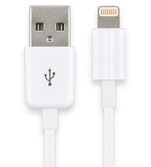 USB-A Daten- & Ladekabel für Apple mit Lightning Connector z.B. iPhone 13, 3.0m, silber USB-A Daten- & Ladekabel für Apple mit Lightning Connector z.B. iPhone 13, 3.0m, silber