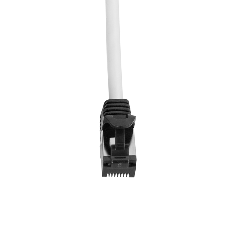 Netzwerk Patchkabel 3m, lichtgrau 2xRJ45 Stecker Cat 8.1 S/FTP PIMF Netzwerk Patchkabel 3m, lichtgrau 2xRJ45 Stecker Cat 8.1 S/FTP PIMF