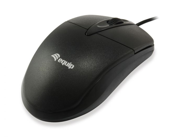 Equip Optical Mouse USB, Scrollrad, 3-Tasten, schwarz Equip Optical Mouse USB, Scrollrad, 3-Tasten, schwarz