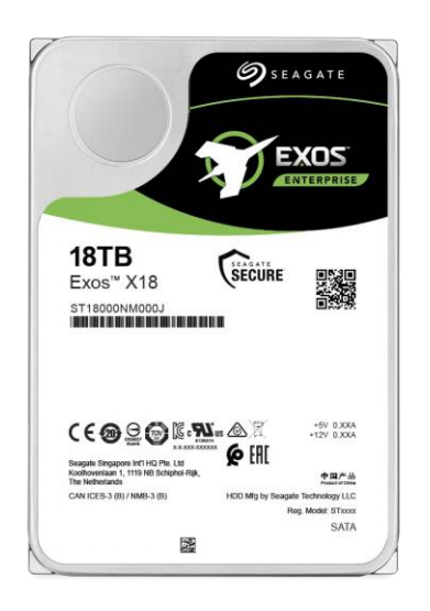 Seagate EXOS Enterprise ST18000NM000J 3.5" HDD / Festplatte 18TB SATA 6Gb/s 7200rpm 256MB Cache 24x7 Seagate EXOS Enterprise ST18000NM000J 3.5" HDD / Festplatte 18TB SATA 6Gb/s 7200rpm 256MB Cache 24x7