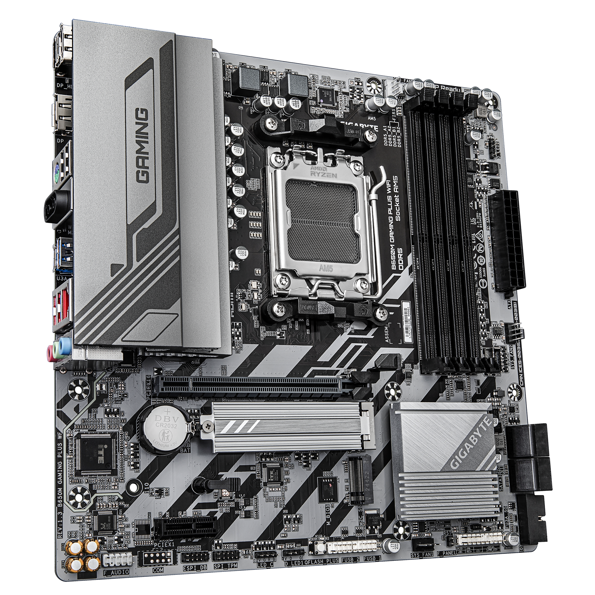 Gigabyte B650M Gaming Plus WiFi 1.3 Socket AM5 4xDDR5 WiFi / HDMI / 2xDP /2xM.2 mATX