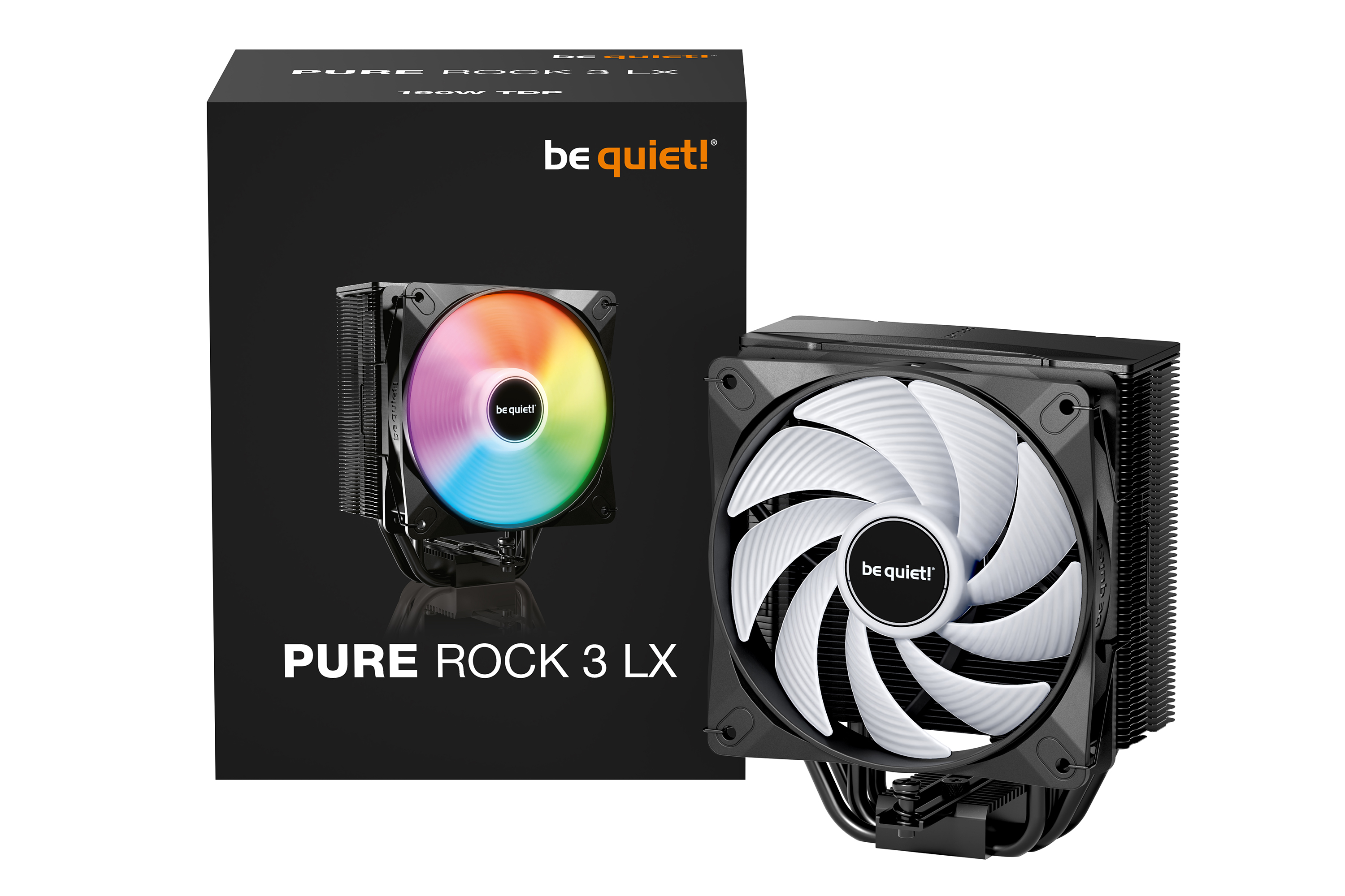 be quiet! Pure Rock 3 LX CPU-Kühler für Intel und AMD Prozessoren